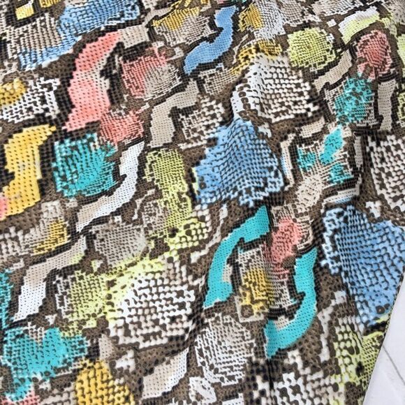 LE LIS Snake Skin Print Sleeveless Dress | Size S - Picture 7 of 8